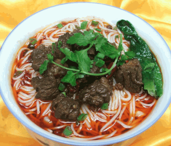 唐会带皮小黄牛米线